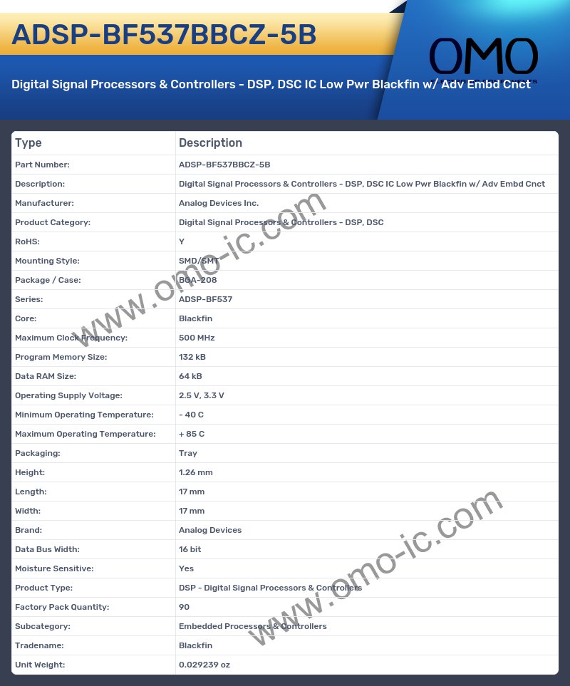 ADSP-BF537BBCZ-5B