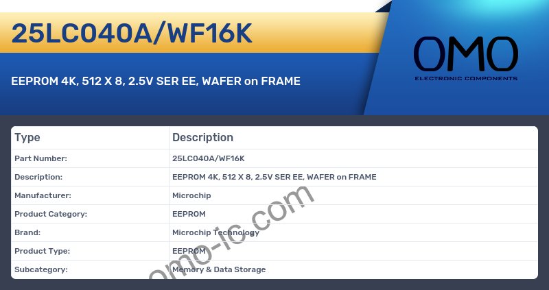 25LC040A/WF16K