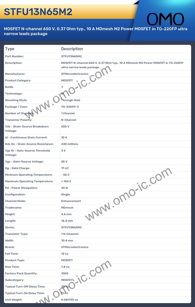 STFU13N65M2