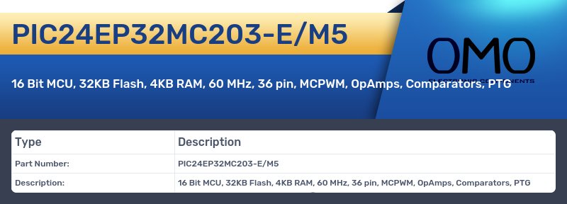 PIC24EP32MC203-E/M5