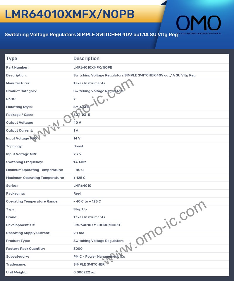 LMR64010XMFX/NOPB