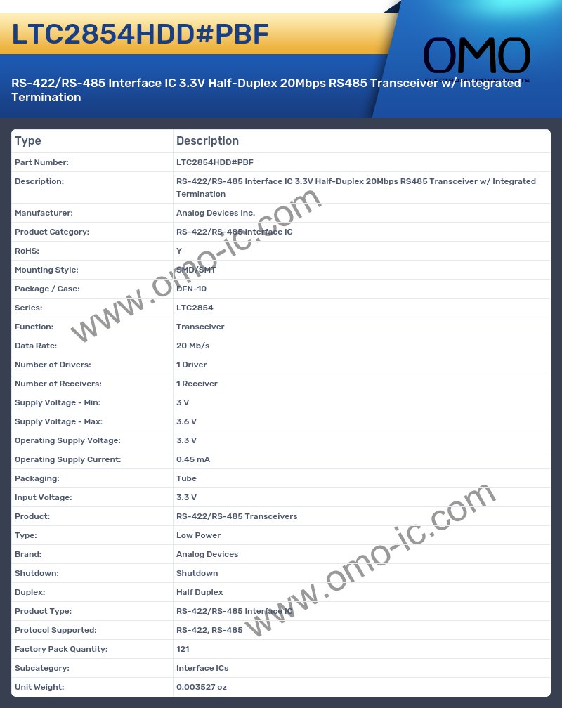 LTC2854HDD#PBF