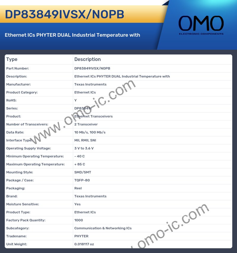 DP83849IVSX/NOPB