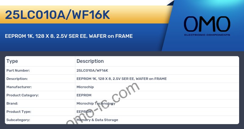 25LC010A/WF16K