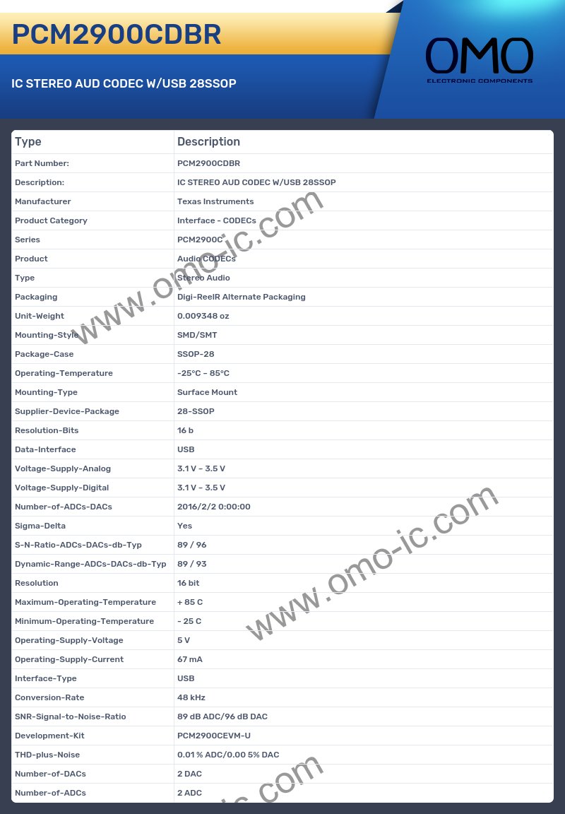PCM2900CDBR