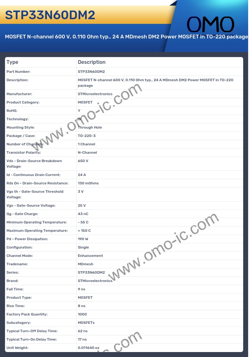 STP33N60DM2