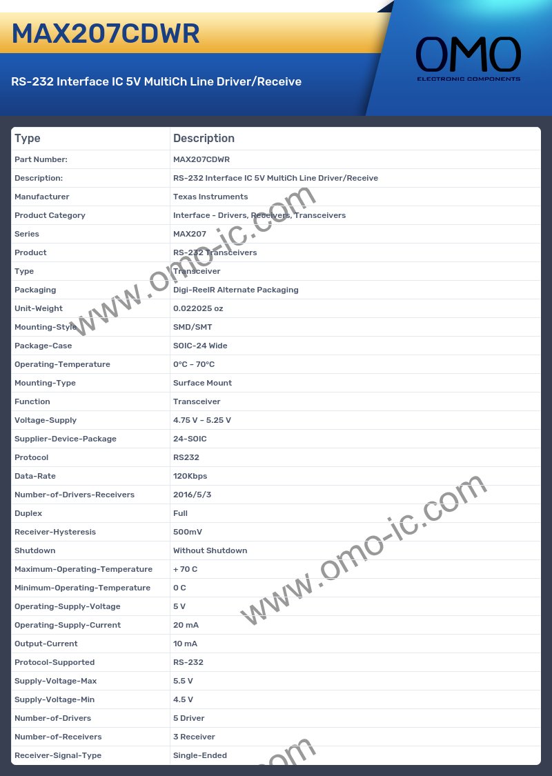 MAX207CDWR