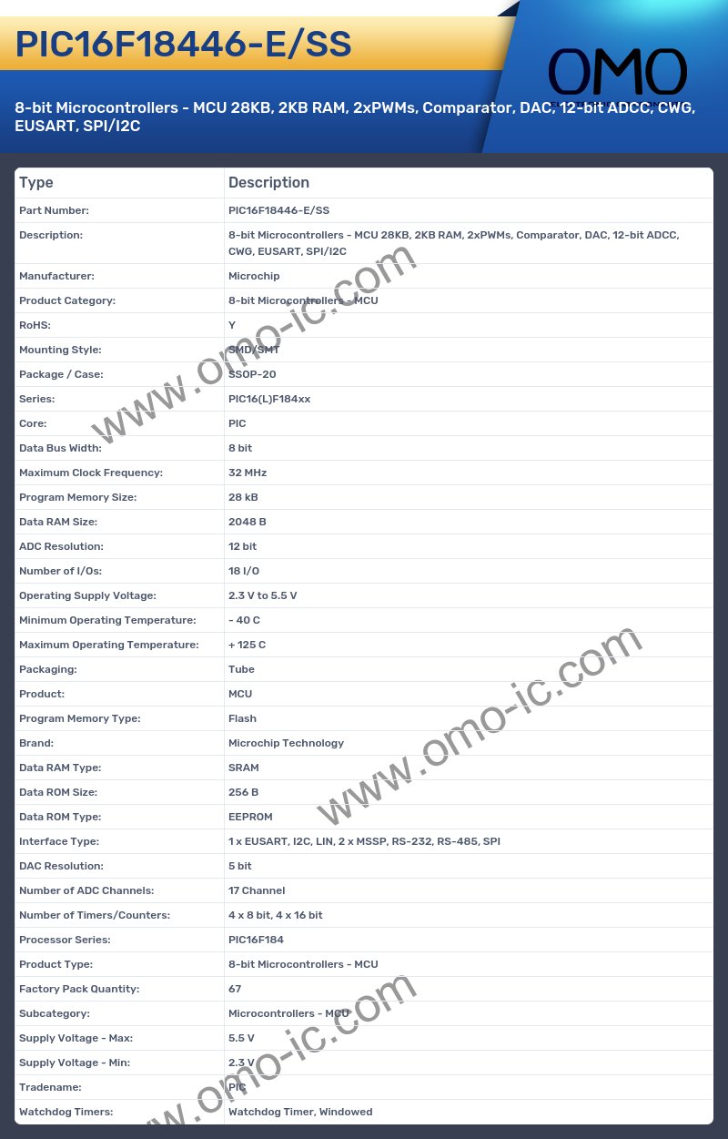 PIC16F18446-E/SS
