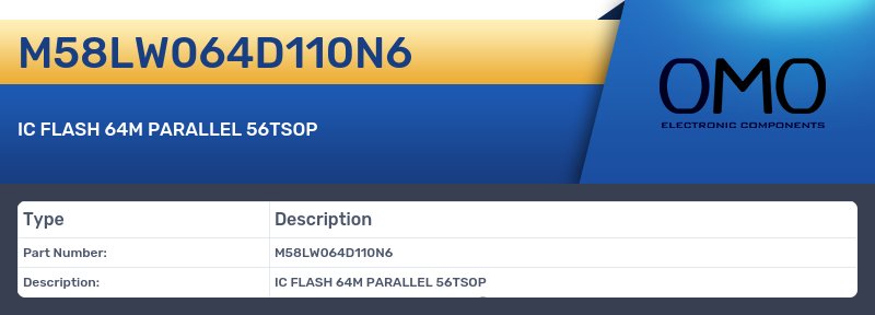 M58LW064D110N6