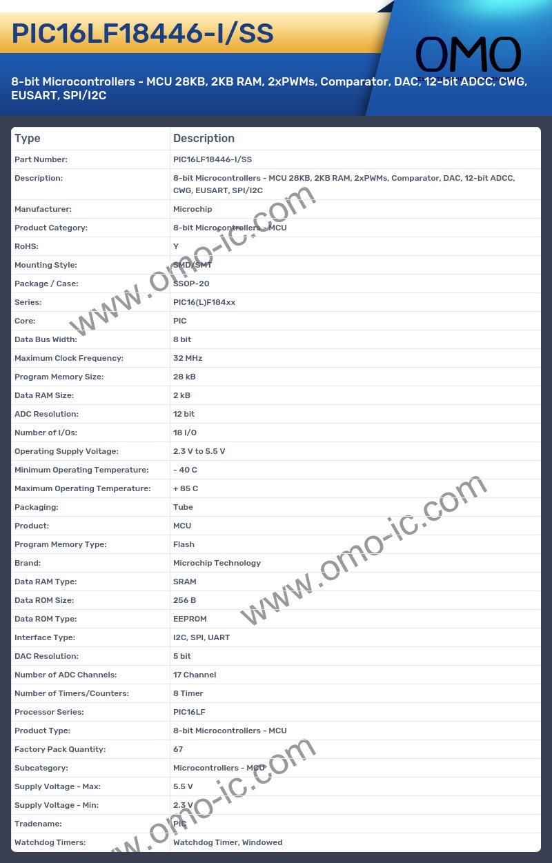 PIC16LF18446-I/SS