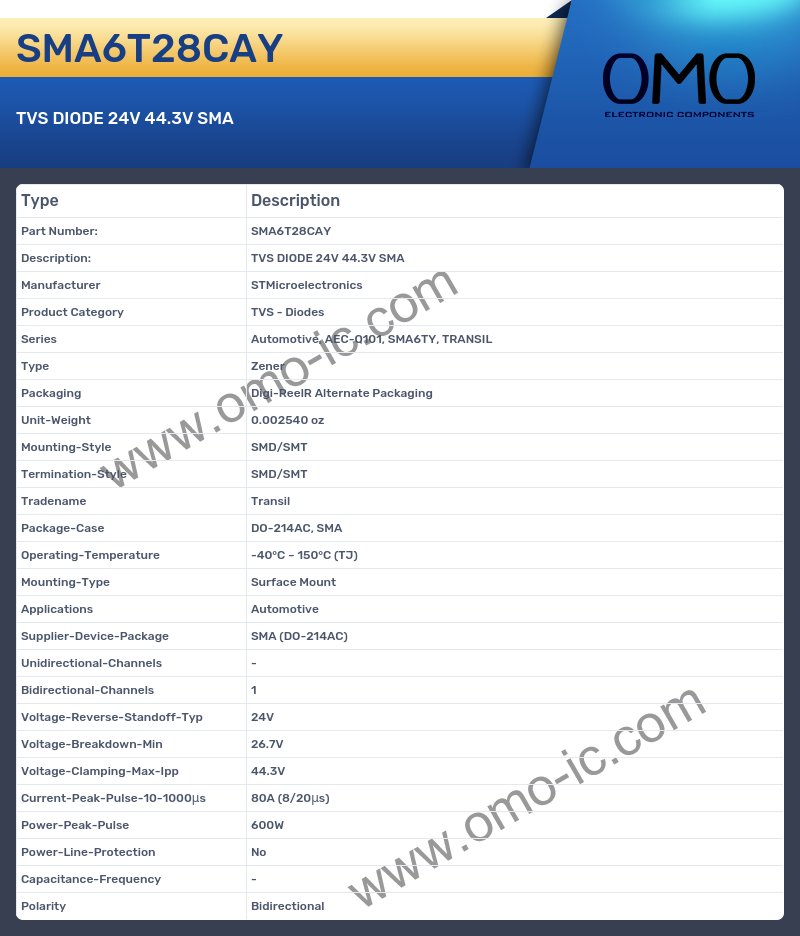 SMA6T28CAY