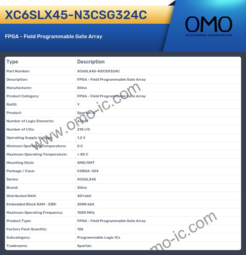 XC6SLX45-N3CSG324C