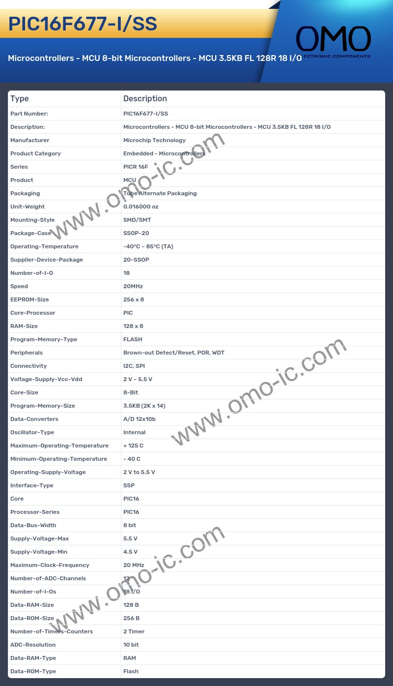 PIC16F677-I/SS
