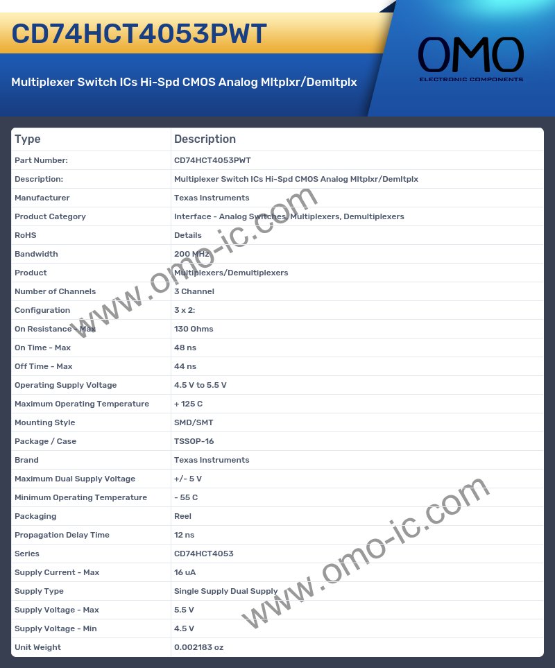 CD74HCT4053PWT