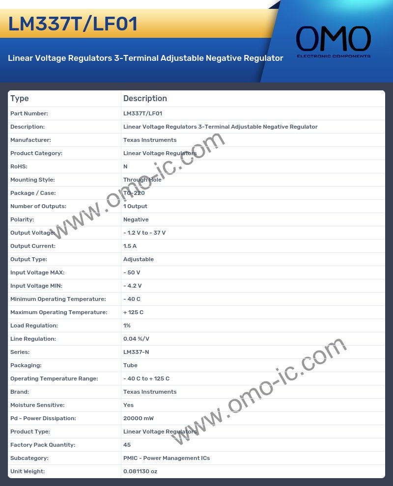 LM337T/LF01