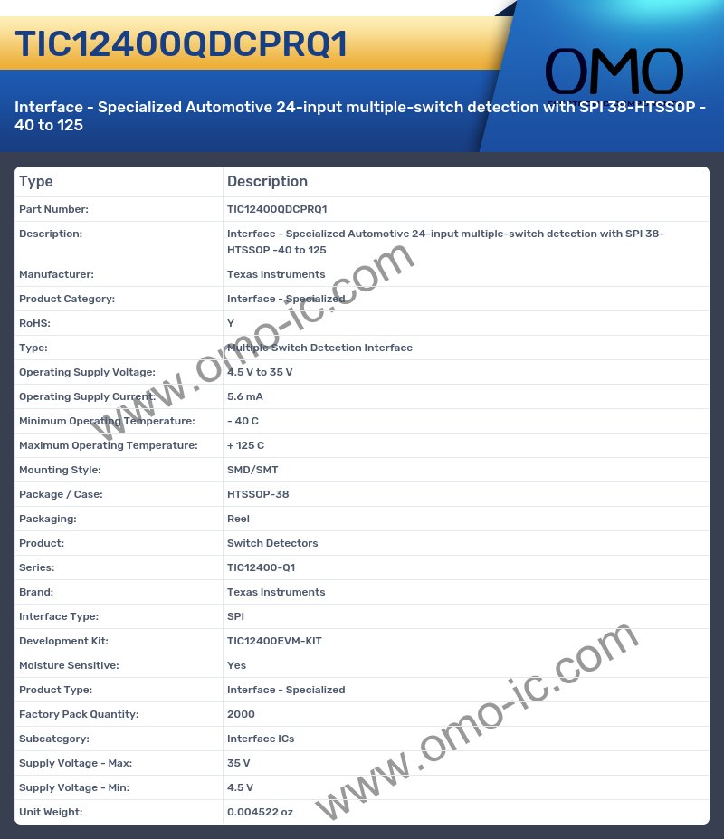 TIC12400QDCPRQ1