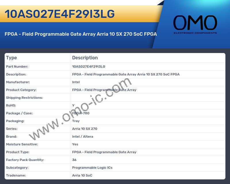 10AS027E4F29I3LG