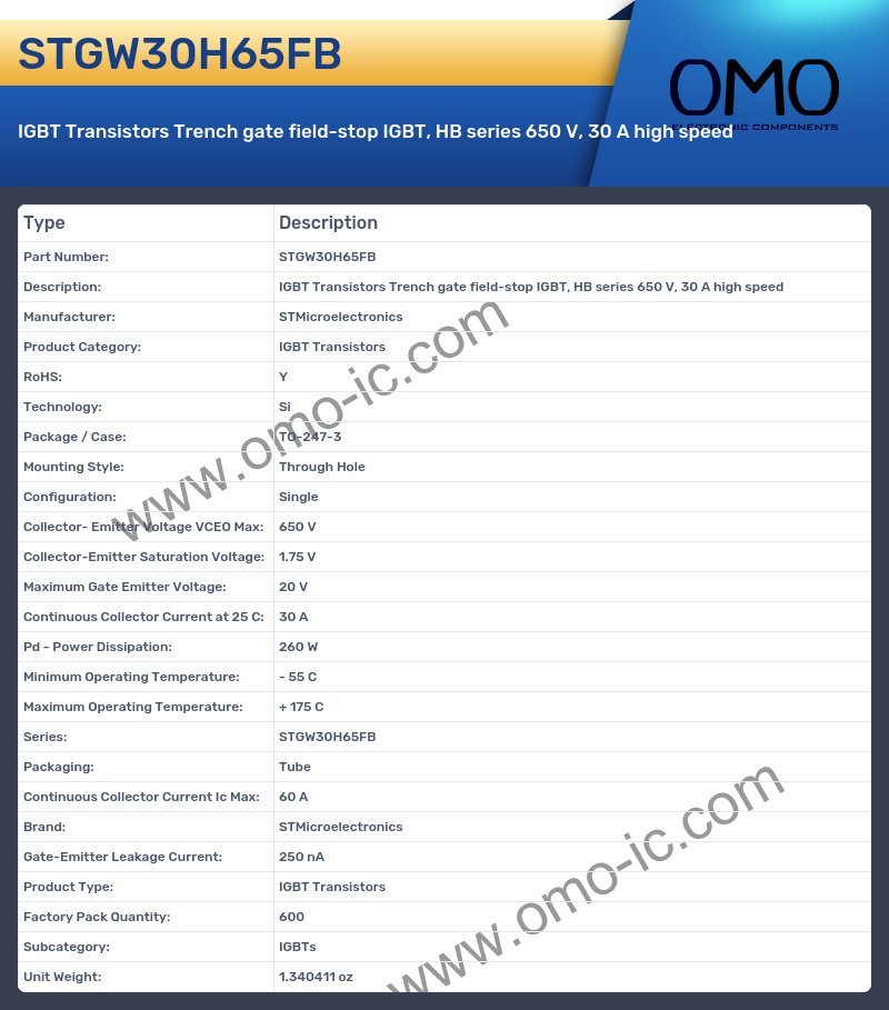 STGW30H65FB