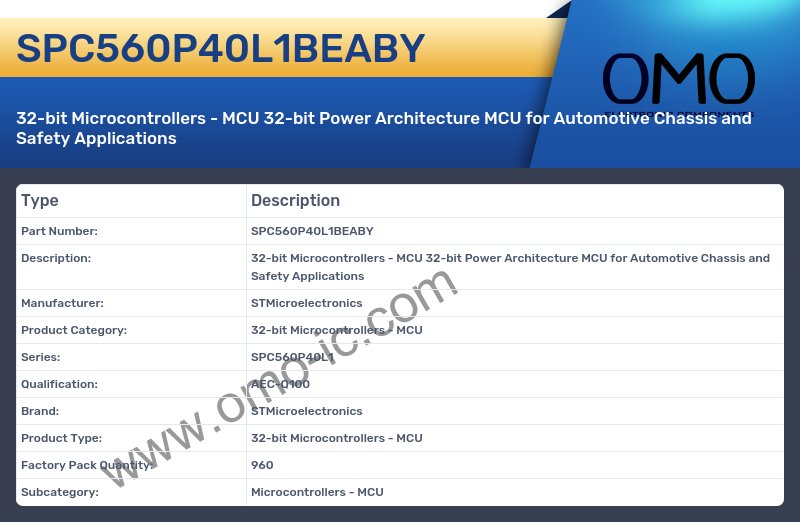 SPC560P40L1BEABY