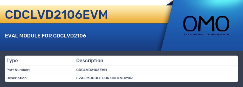 CDCLVD2106EVM