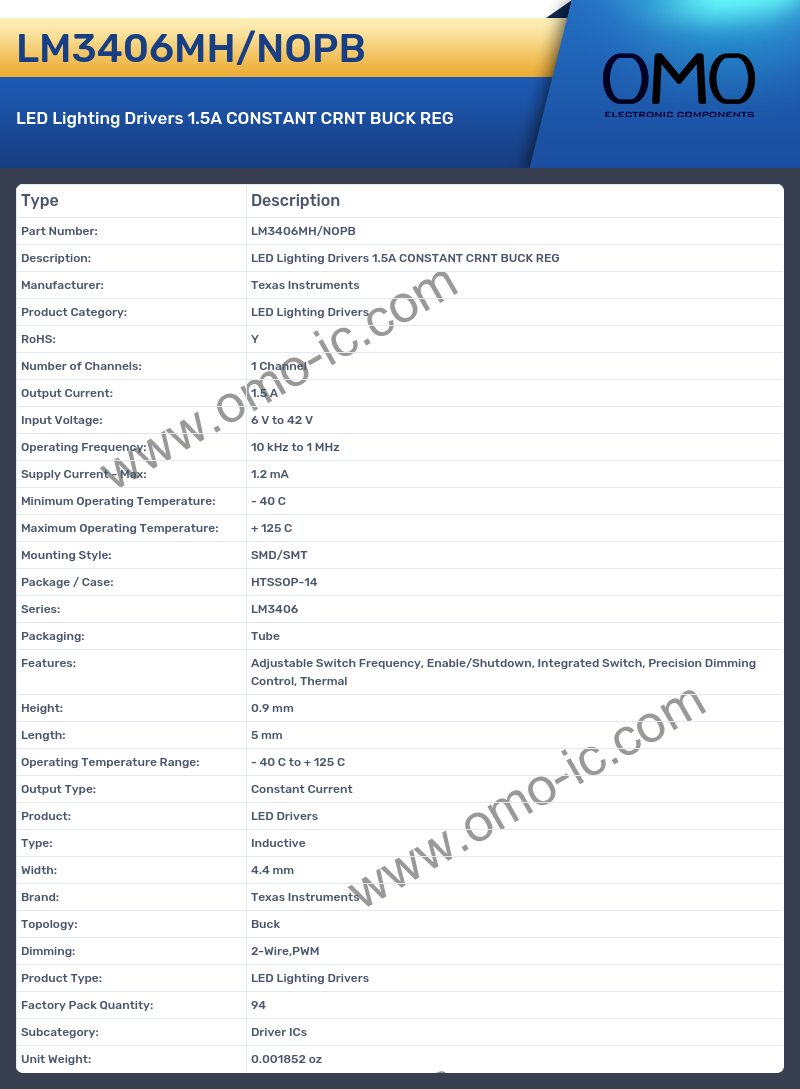 LM3406MH/NOPB
