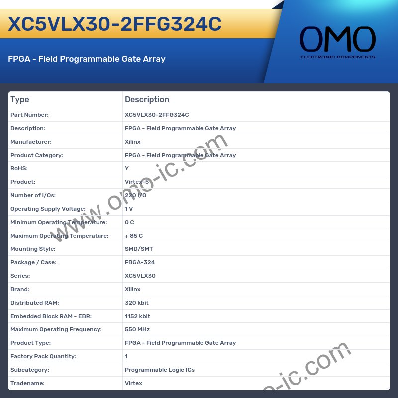 XC5VLX30-2FFG324C