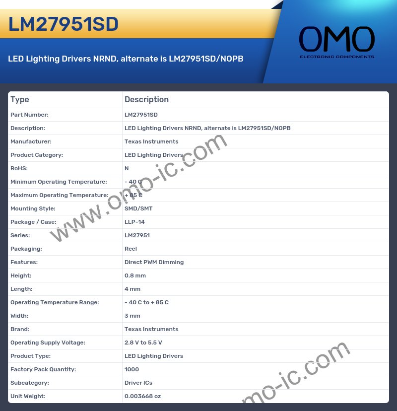 LM27951SD
