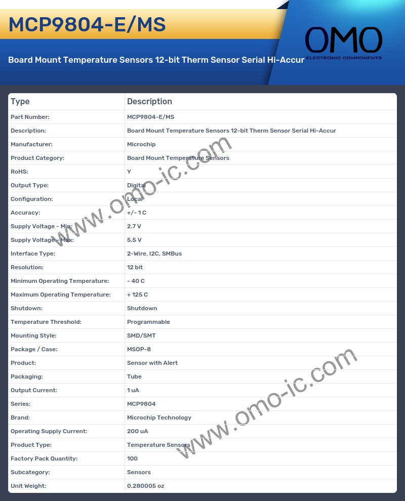 MCP9804-E/MS