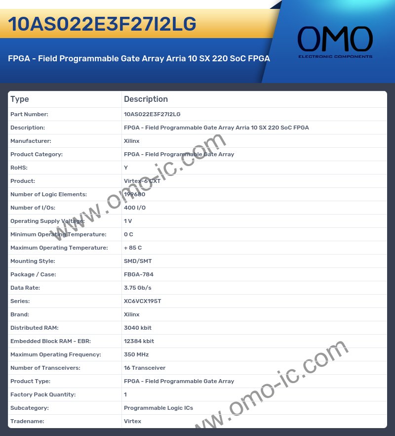 10AS022E3F27I2LG