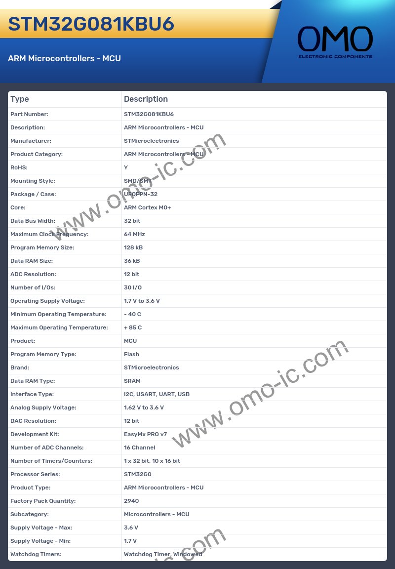 STM32G081KBU6