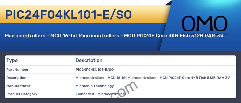 PIC24F04KL101-E/SO