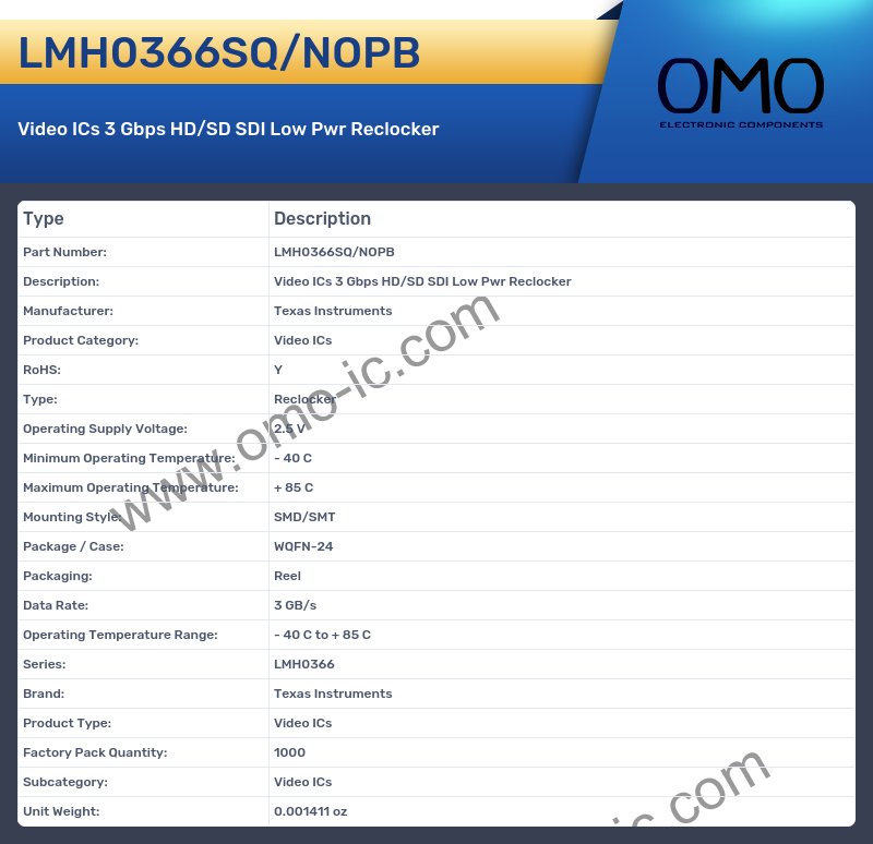 LMH0366SQ/NOPB