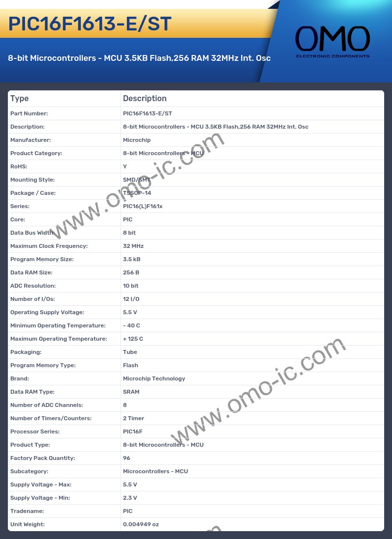 PIC16F1613-E/ST