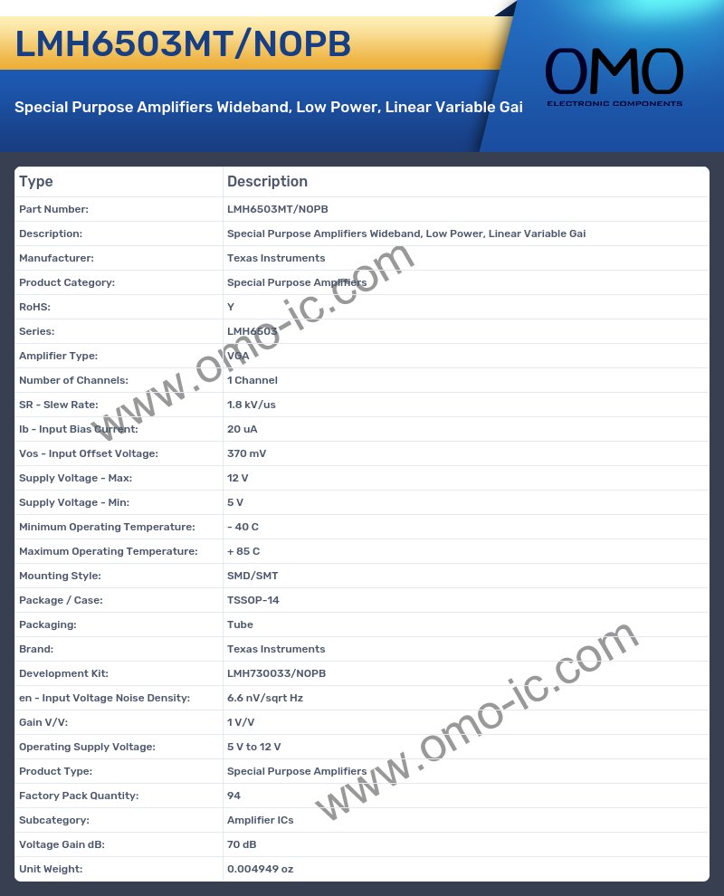 LMH6503MT/NOPB