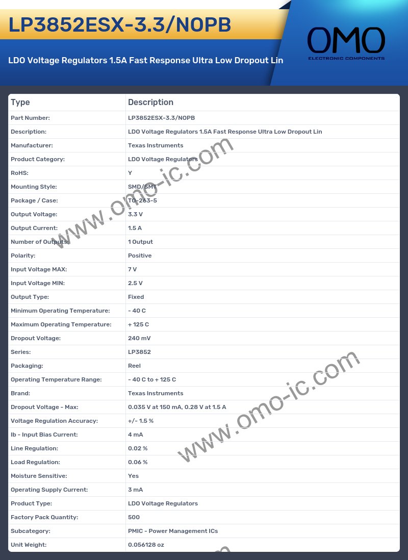 LP3852ESX-3.3/NOPB