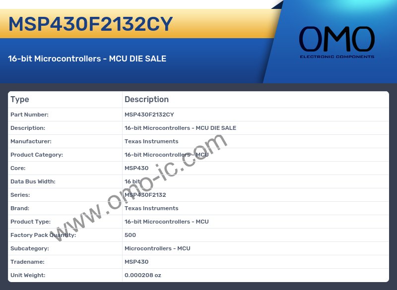 MSP430F2132CY