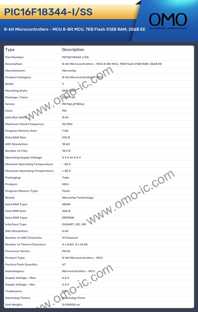 PIC16F18344-I/SS