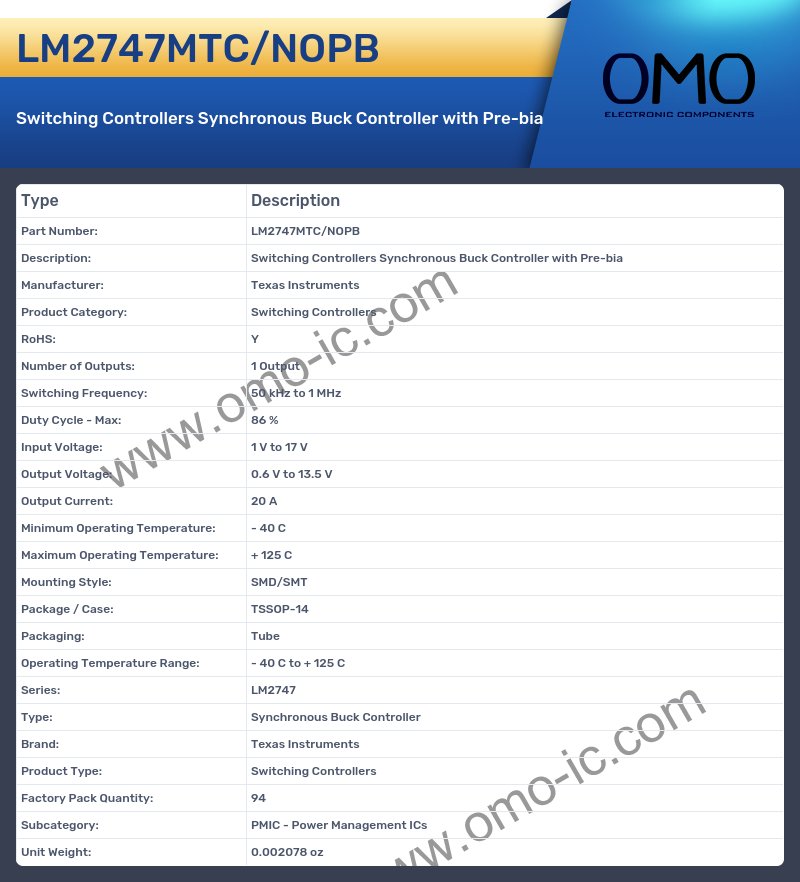 LM2747MTC/NOPB