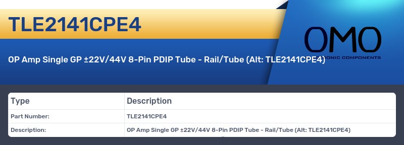 TLE2141CPE4