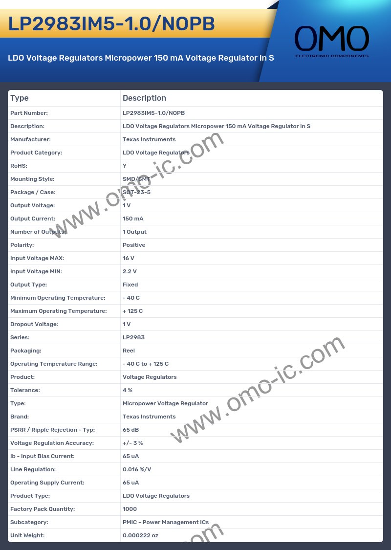 LP2983IM5-1.0/NOPB