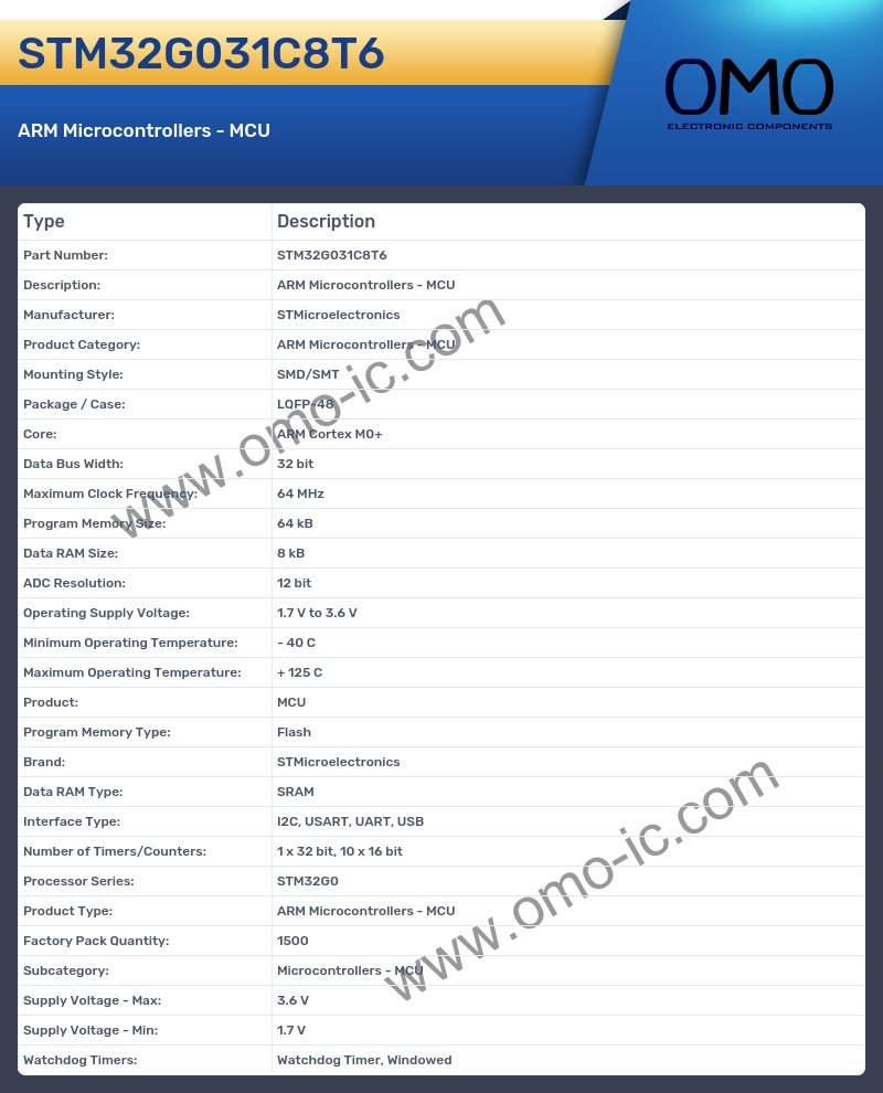 STM32G031C8T6