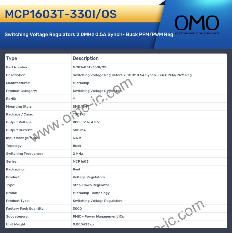 MCP1603T-330I/OS