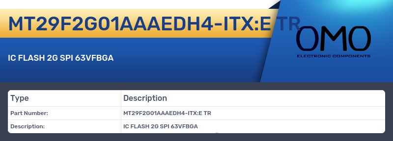 MT29F2G01AAAEDH4-ITX:E TR