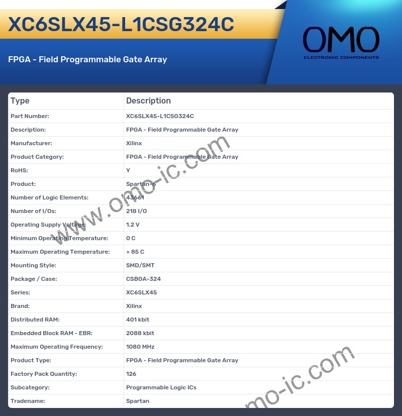 XC6SLX45-L1CSG324C