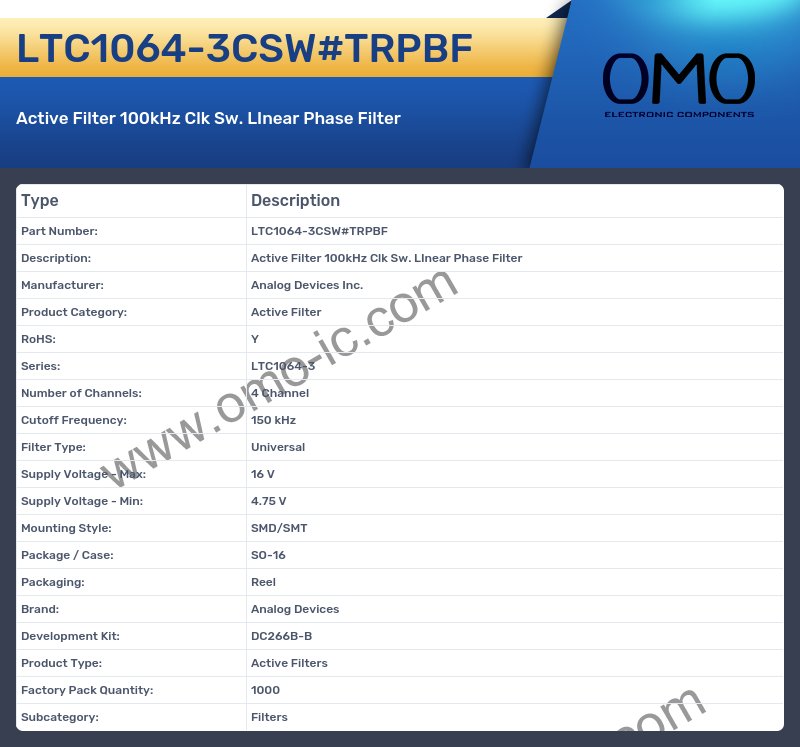 LTC1064-3CSW#TRPBF