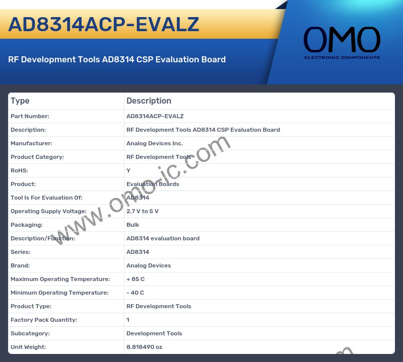 AD8314ACP-EVALZ