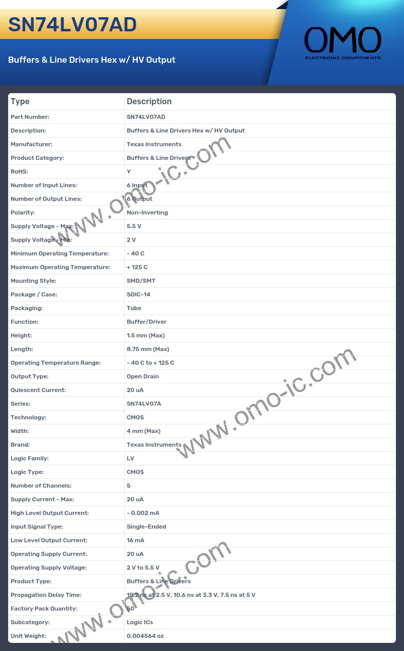 SN74LV07AD