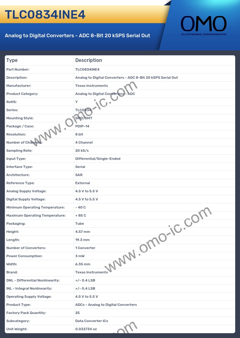 TLC0834INE4