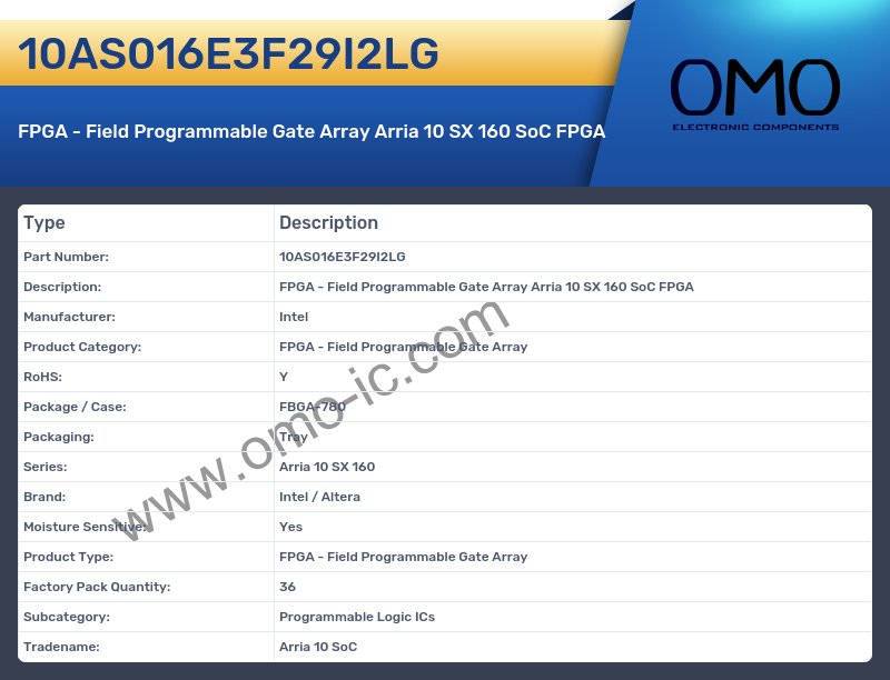 10AS016E3F29I2LG
