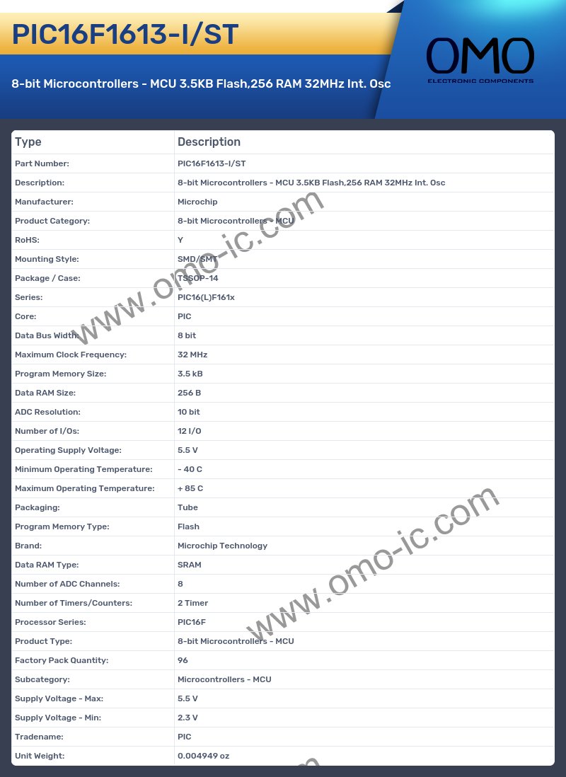 PIC16F1613-I/ST